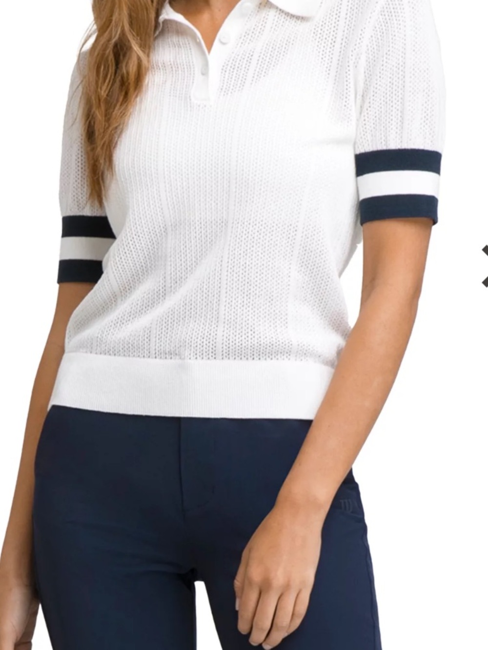 White Wilson  woman’s Essex tennis polo